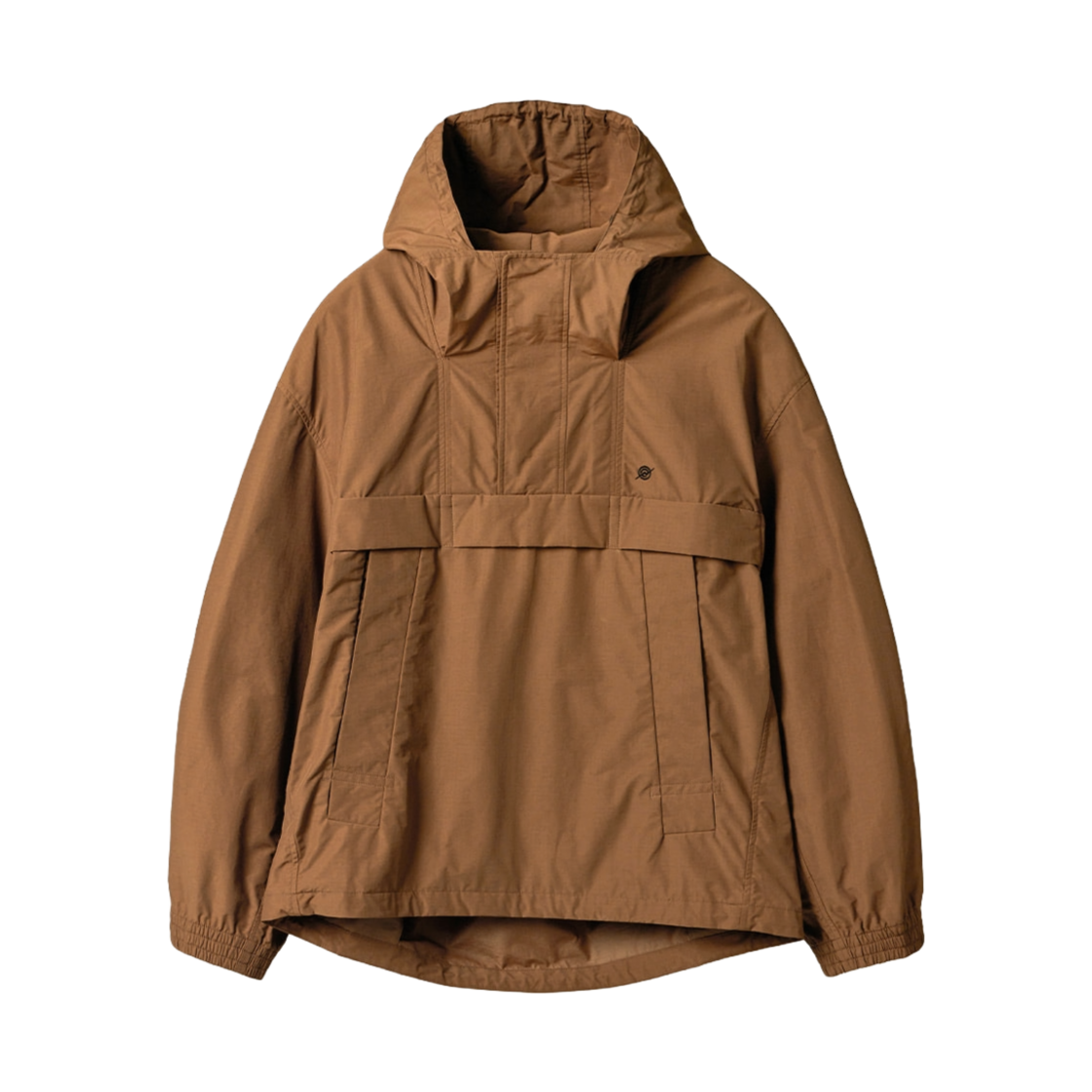 KA3JK1051M_CAMEL KALA PATTHAR Nylon Rib Pullover Jacket Camel