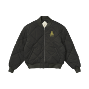 Palace London Diamond Bomber Jacket Black - 21SS