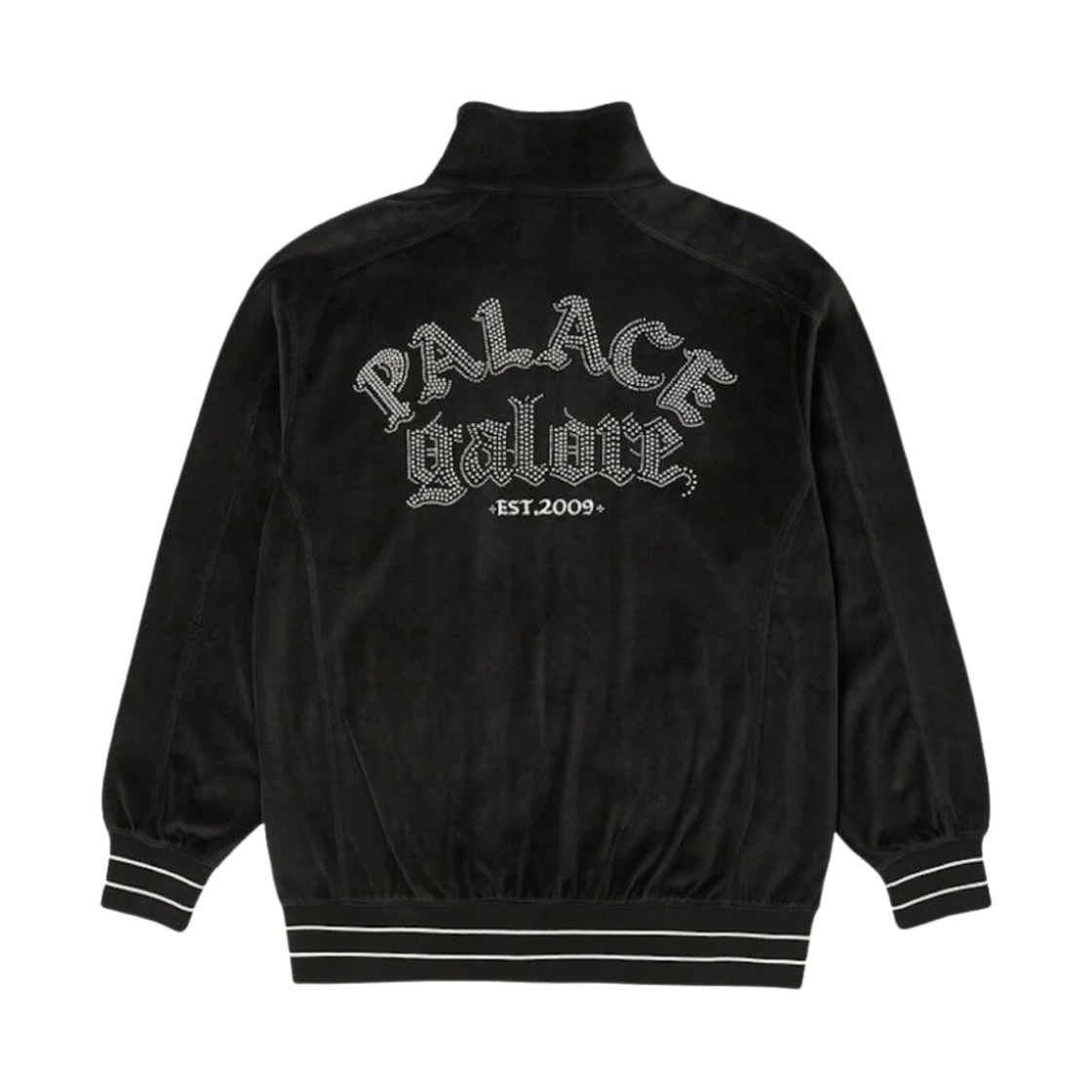 팔라스 갤로어 벨루어 트랙탑 블랙 - 22SS(Palace Galore Velour Track Top Black - 22SS) - 1