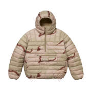 Supreme Micro Down Half Zip Hooded Pullover Desert Camo - 24FW