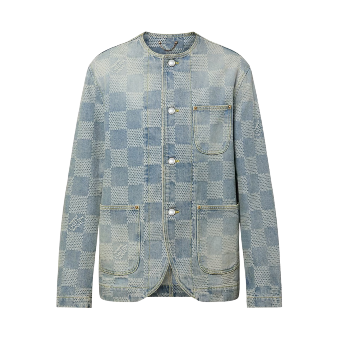 루이비통 다미에 데님 시크 자켓 인디고(Louis Vuitton Damier Denim Chic Jacket Indigo)