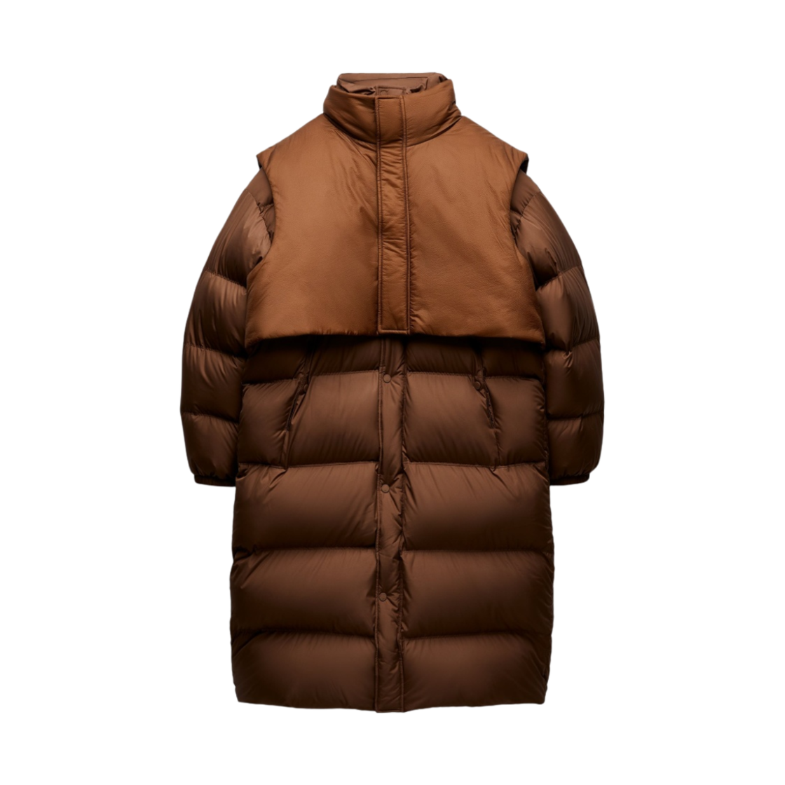 자라 x 아더에러 베스트 디테일 자켓 브라운(Zara x Ader Error Jacket with Vest Brown)