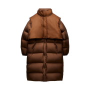 Zara x Ader Error Jacket with Vest Brown