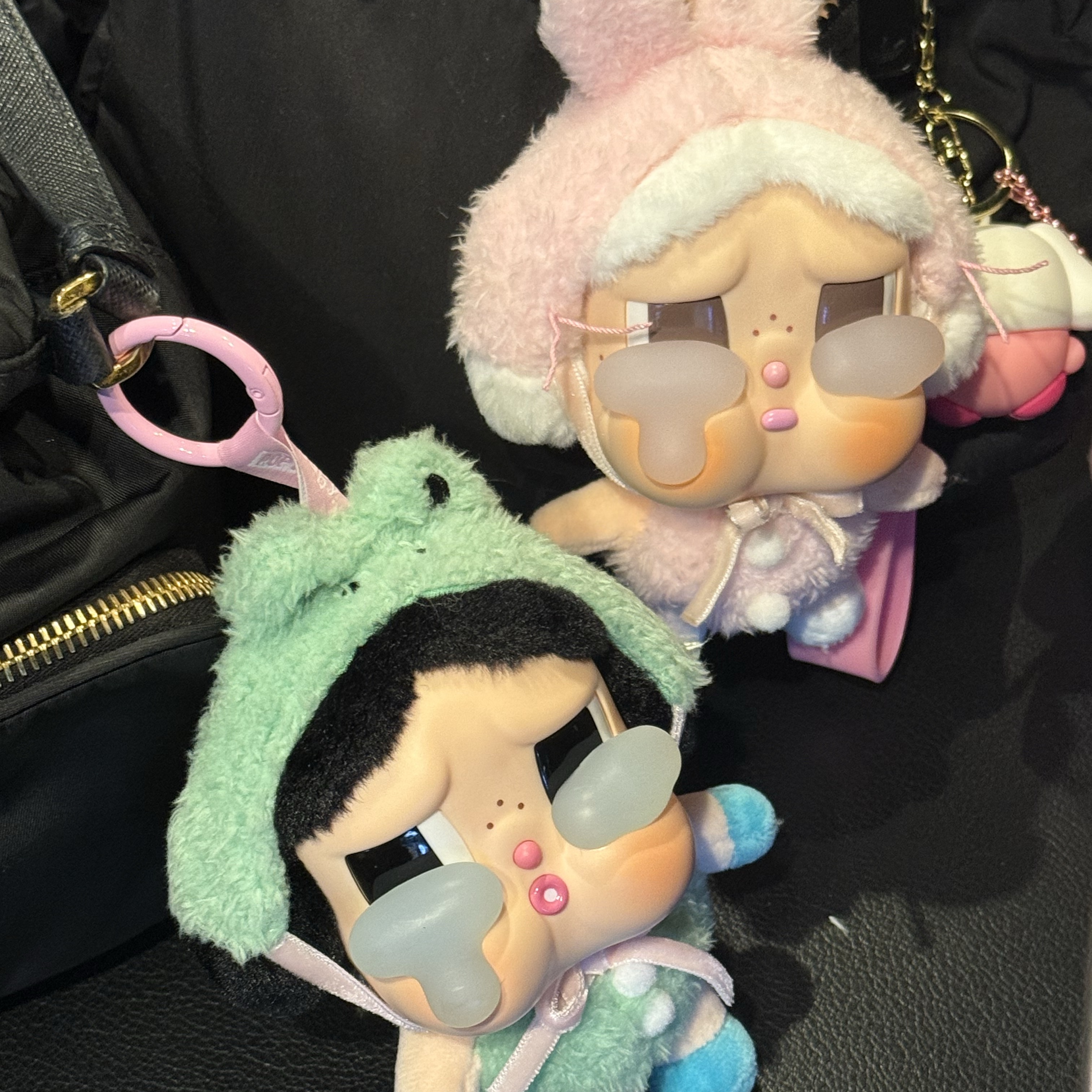 Pop Mart Crybaby Crying Again Series Plush Keyring Sealed Case (1 Blind Box) 착용 스타일 - 1