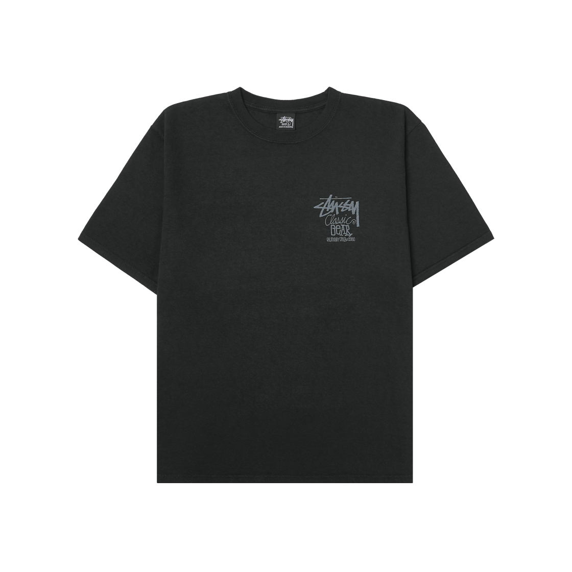 【Stussy】ピグメント ダイド クラシック ギア T BLACK★大人気 STUSSY 新品 ステューシー IST PIG.DYED TEE ピグメント ダイ T