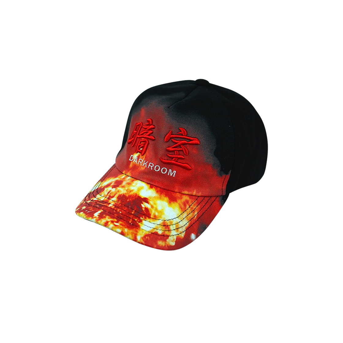 다크룸 스튜디오 플레임 햇 블랙(Darkr8m Studio Flame Hat Black)
