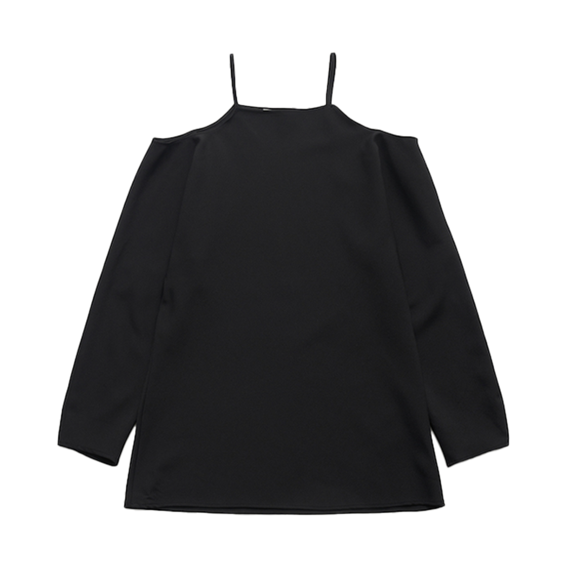 FV25A_BL02BK000 FARVEN Classy Off Shoulder Blouse Black