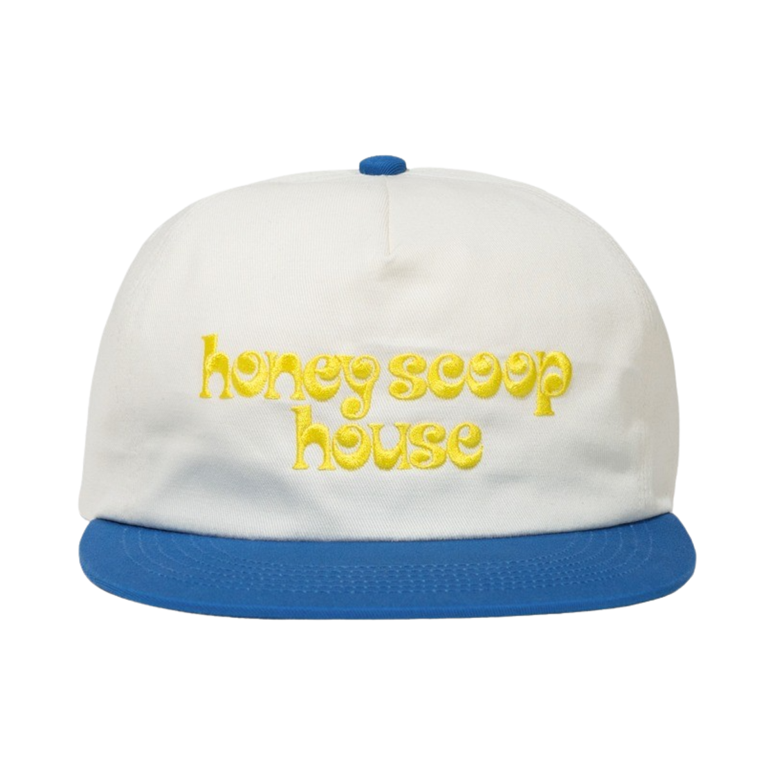 허니스쿱하우스 바인 5패널 캡 화이트 블루