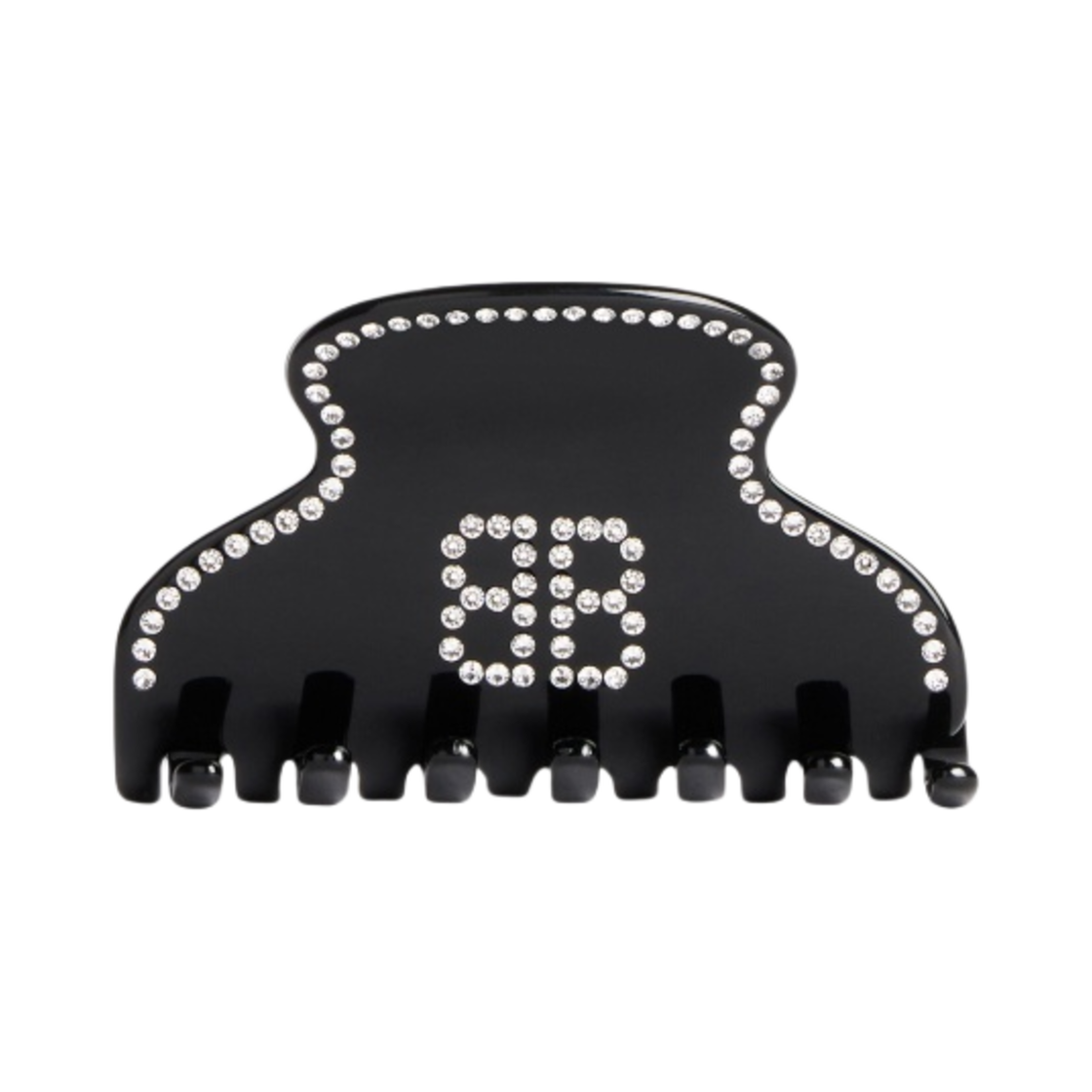 769727T051S5642 (W) Balenciaga Holli BB Hair Grip Black