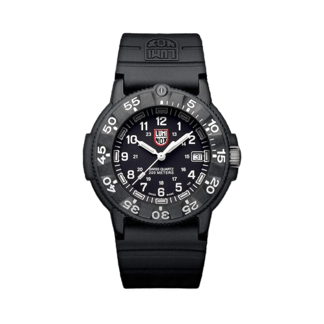 XS-3001-F Luminox Original Navy Seal Diver 43mm Genuine Rubber Black