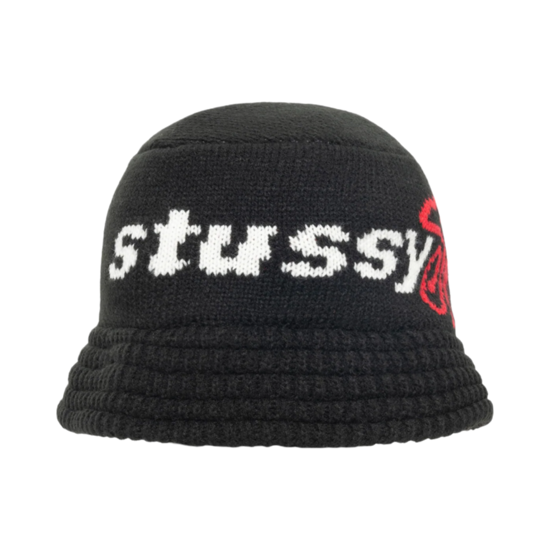 스투시 스포츠 니트 버킷햇 블랙(Stussy Sport Knit Bucket Hat Black)