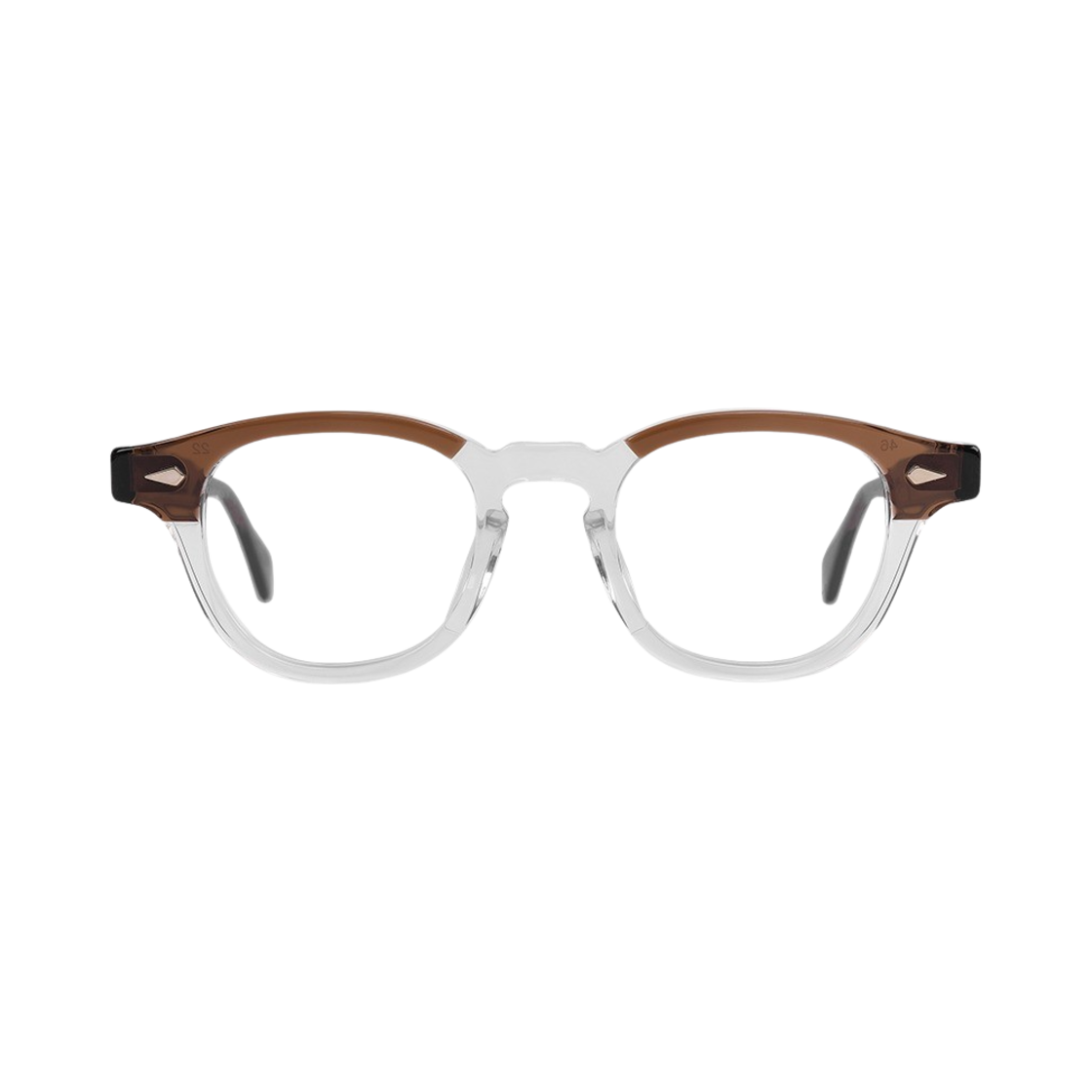 JTO 오리지널스 AR 46-22 브로우 타입 브라운 크리스탈2