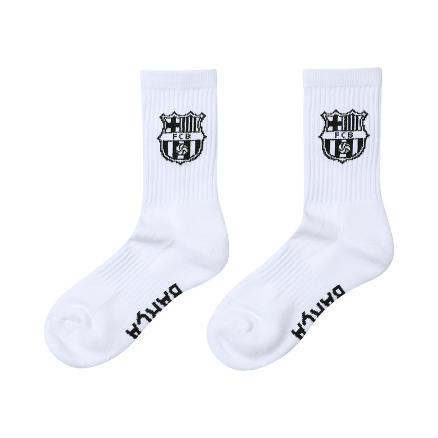 FC 바르셀로나 클래식 라인 양말 화이트