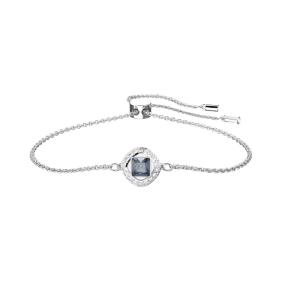 (W) 스와로브스키 엔젤릭 브레이슬릿 블루 로듐 플래팅((W) Swarovski Angelic Bracelet Blue Rhodium Plated) - 1