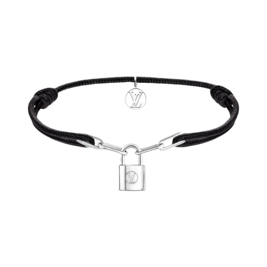 루이비통 실버 락킷 x 버질 아블로 브레이슬릿 스털링 실버 블랙