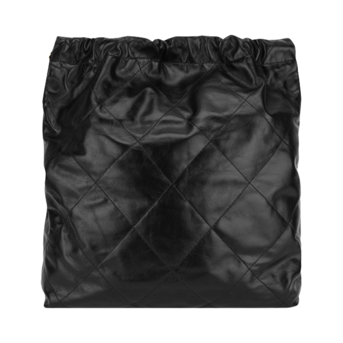 샤넬 22 라지 핸드백 샤이니 카프스킨 & 골드 메탈 블랙(Chanel 22 Large Handbag Shiny Calfskin & Gold Black) - 2