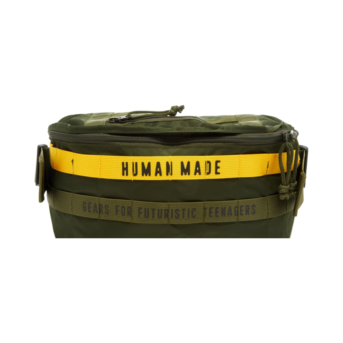 휴먼 메이드 밀리터리 웨이스트 백 올리브 드랩(Human Made Military Waist Bag Olive Drab) - 1