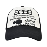 Aeae Web Logo Two Tone Ball Cap Black White