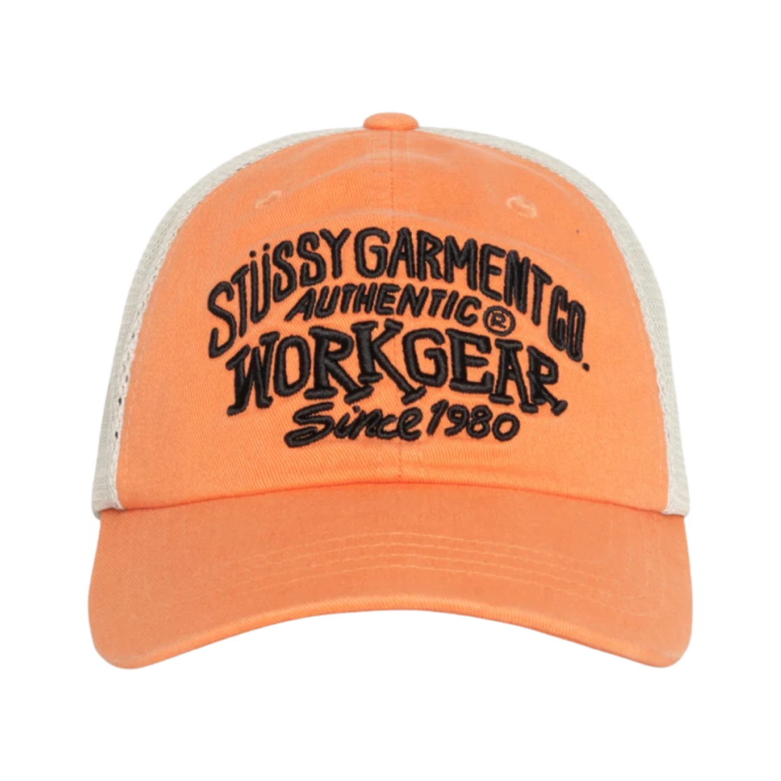 스투시 로우 프로파일 워크기어 스트랩백 오렌지(Stussy Low Profile Workgear Strapback Orange) - 1