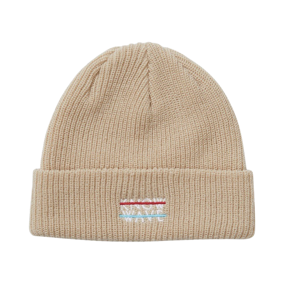 KNA001mBG Knowwave Symbol Beanie Beige