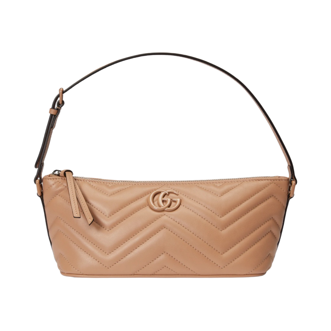 739166-DAAAH-2754 Gucci GG Marmont Shoulder Bag Rose Beige
