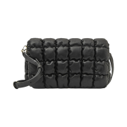 COS Quilted Crossbody Bag Leather Black