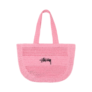 Stussy Woven Tote Bag Light Pink
