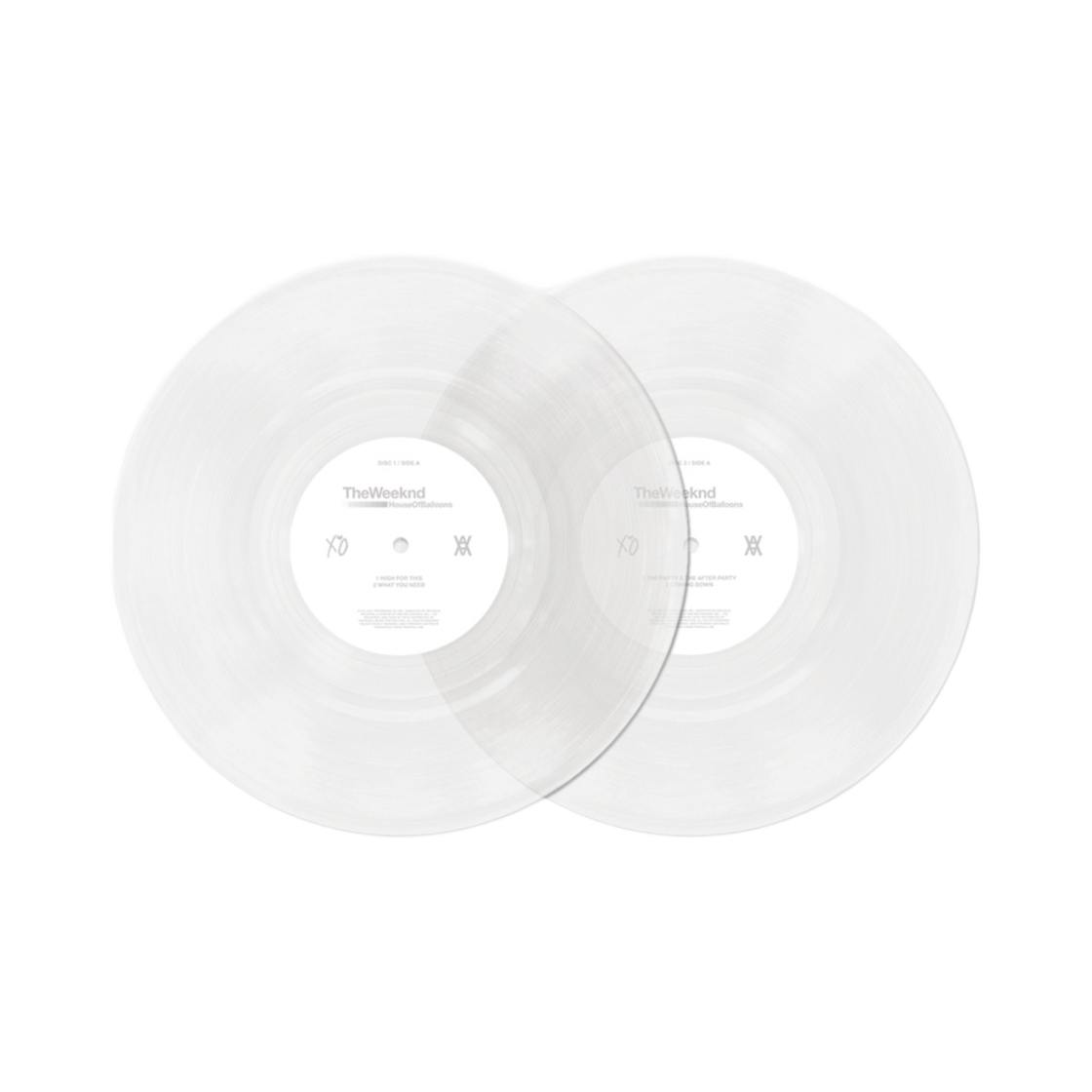 더 위켄드 x 다니엘 아샴 하우스 오브 벌룬 LP 클리어 (1000개