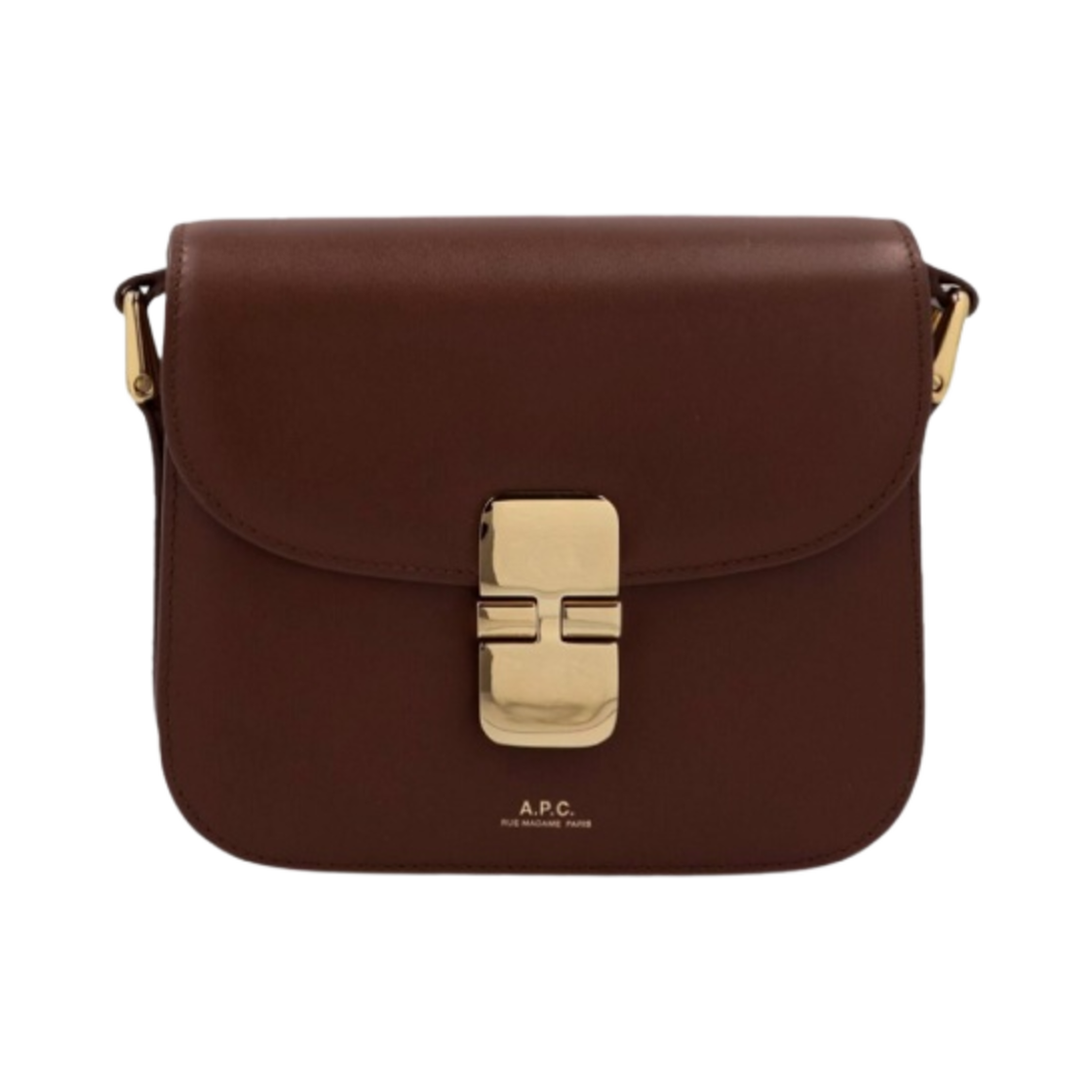 PXBMW-F61515-CAD A.P.C. Grace Mini Bag Nut Brown