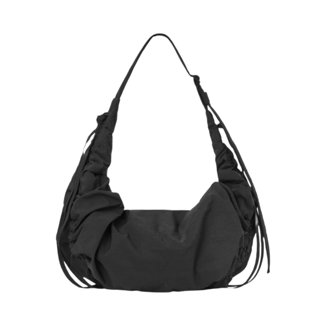 코스 캐노피 나일론 미니 크로스바디백 블랙(COS Canopy Nylon Mini Crossbody Bag Black)