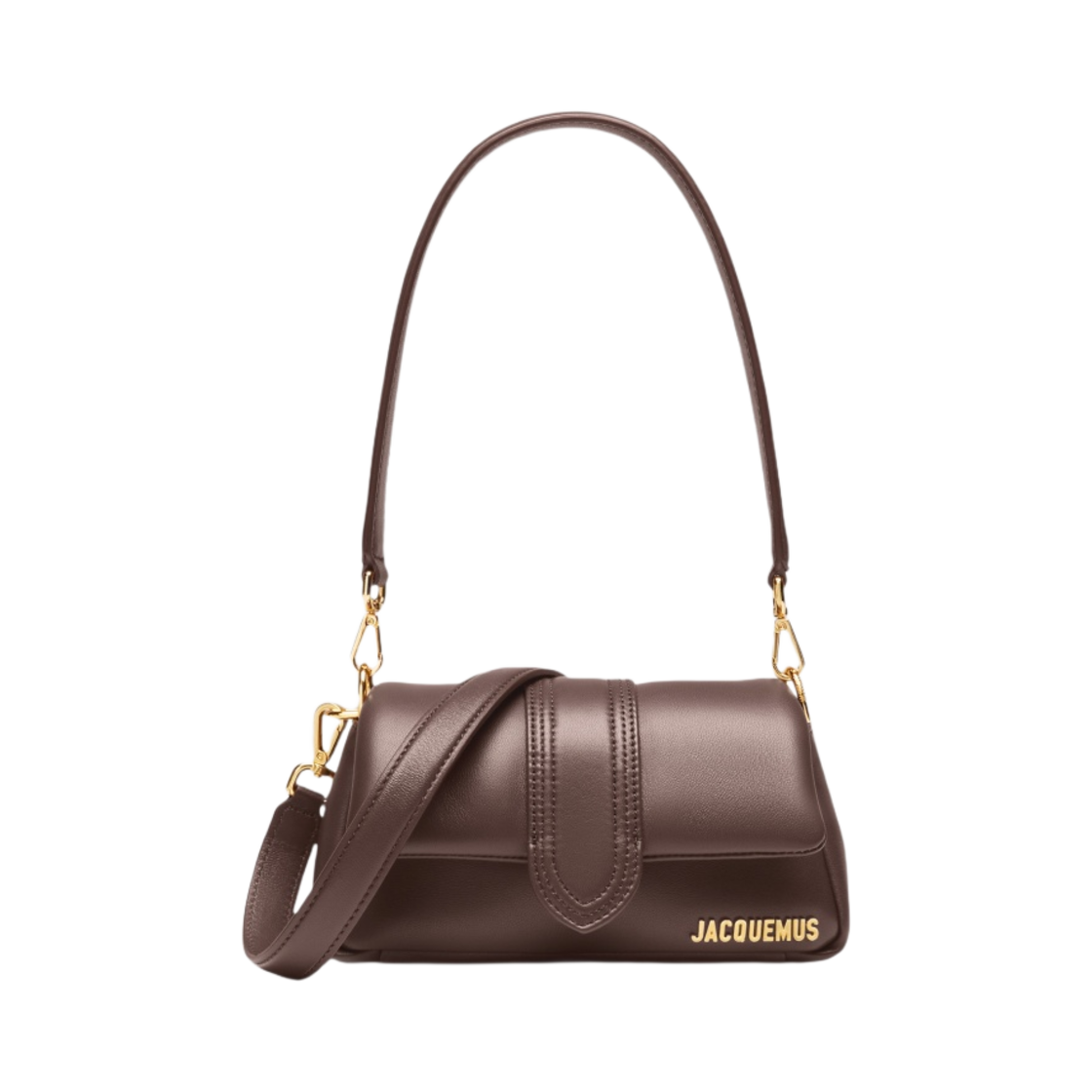 자크뮈스 르 쁘띠 밤비무 미니 퍼프 플랩 백 미디움 브라운(Jacquemus Le Petit Bambimou Mini Puffed Flap Bag Medium Brown) - 1
