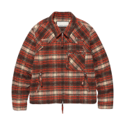 Thevinylhouse Flannel Jacket Brown