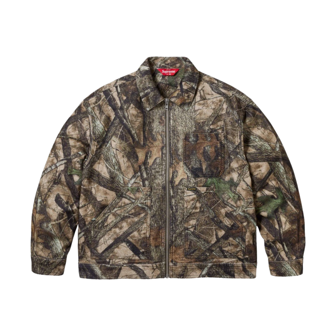 KM3DOTBSP66BR Supreme Moleskin Work Jacket Camo - 23FW
