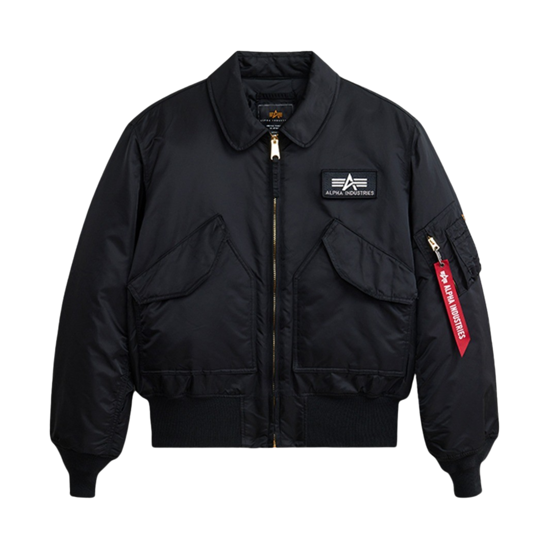 AICOI0000017BLK ALPHA INDUSTRIES ALPHA Cwu 45/p Flight Jacket Black