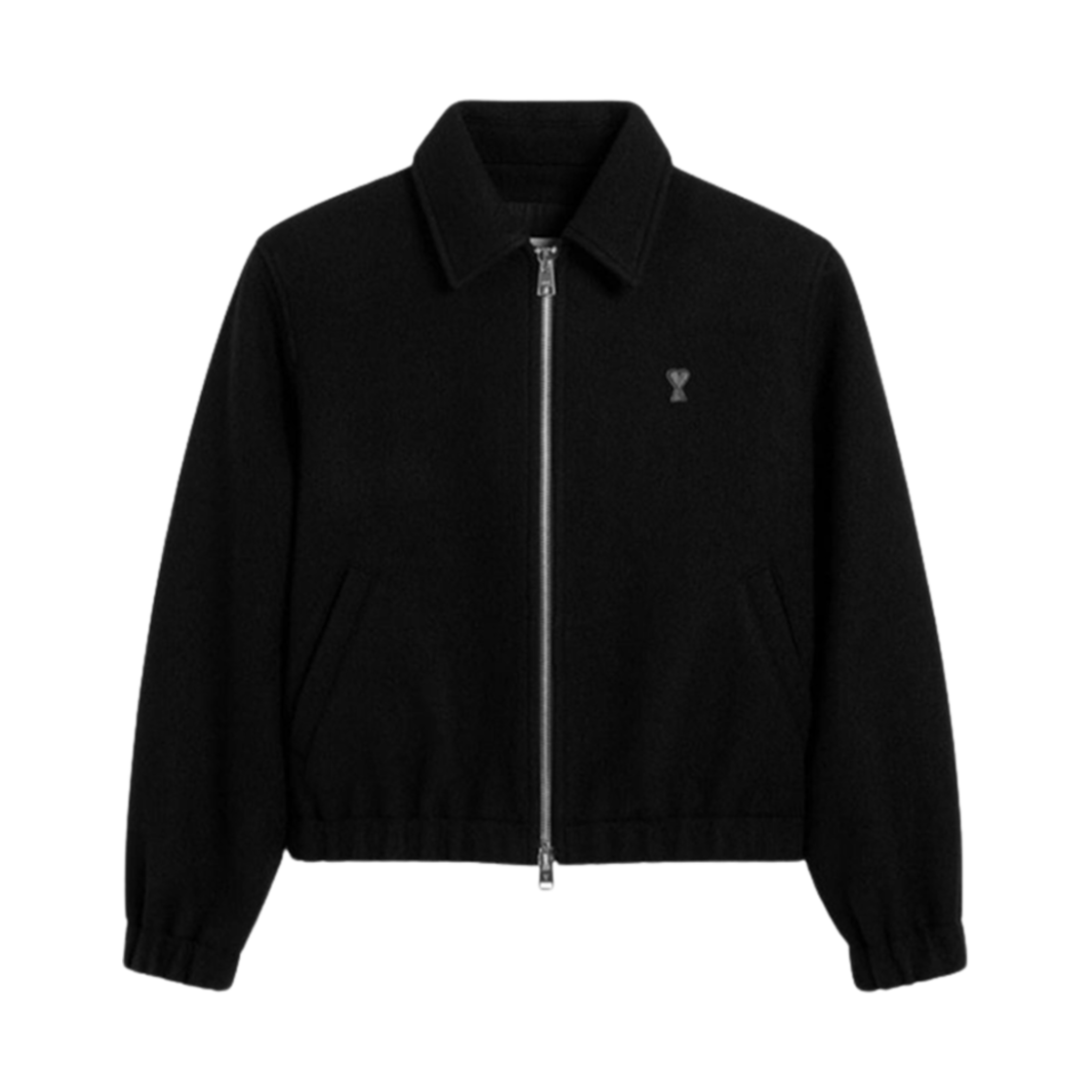 HJK033-WV0049-001 AMI de Coeur Wool Jacket Black
