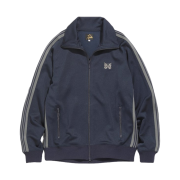Needles Track Jacket Poly Smooth Navy