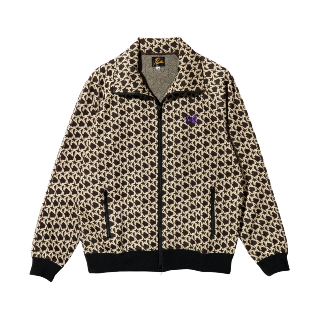 니들스 트랙 자켓 폴리 JQ 스타 블랙