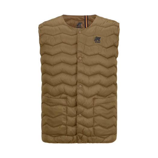 Y246EMD604BR1 K-Way X Diemme Valty Quilted Warm Vest Brown