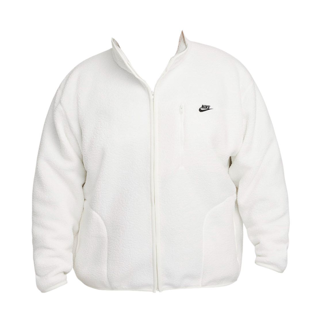 FZ0889-133 Nike NSW Club Fleece Jacket Sail Black - Asia
