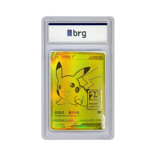Pokemon Card Game 25th Anniversary Golden Box Full Art Pikachu V 2021