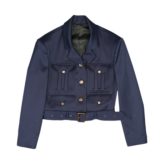 P0000DIG Dared Royal Navy Belted Jacket