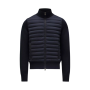 Moncler Padded Cotton Cardigan Night Blue - 23SS