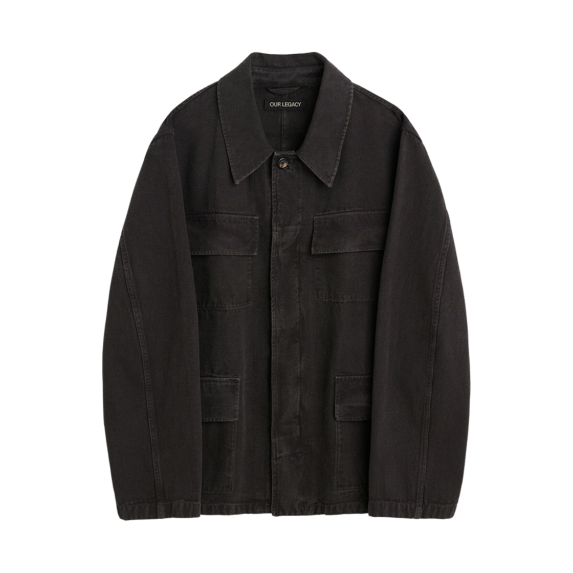 M4241UA Our Legacy Uniform Jacket Ash Black Reborn Canvas