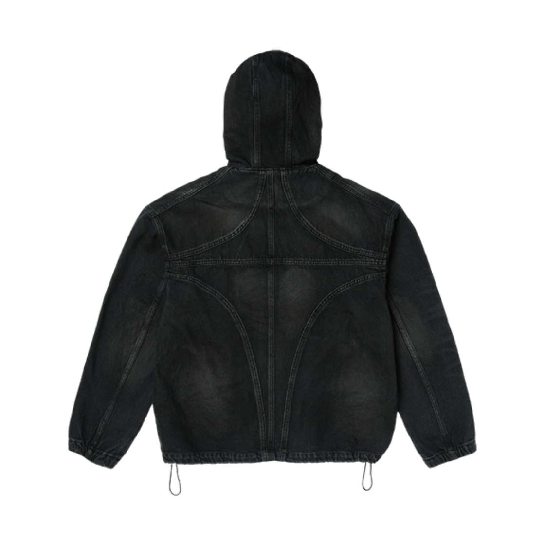 떠그 클럽 베이직 엠블럼 데님 자켓 블랙(Thug Club Basic Emblem Denim Jacket Black) - 2