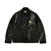 Junya Watanabe x Carhartt WIP Synthetic Leather Jacket Black