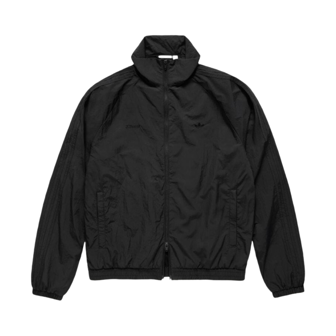 아디다스 x JJJ자운드 나일론 트랙탑 블랙 - KR 사이즈(Adidas x JJJJound Nylon Track Top Black - KR Sizing)