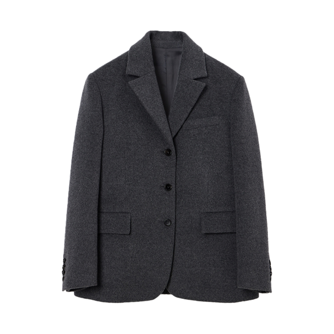 FDC41JKW01MGnew Fielders Woman Pure Wool Jacket Melange Gray