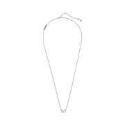 Valentino Vlogo Signature Metal Necklace Palladium
