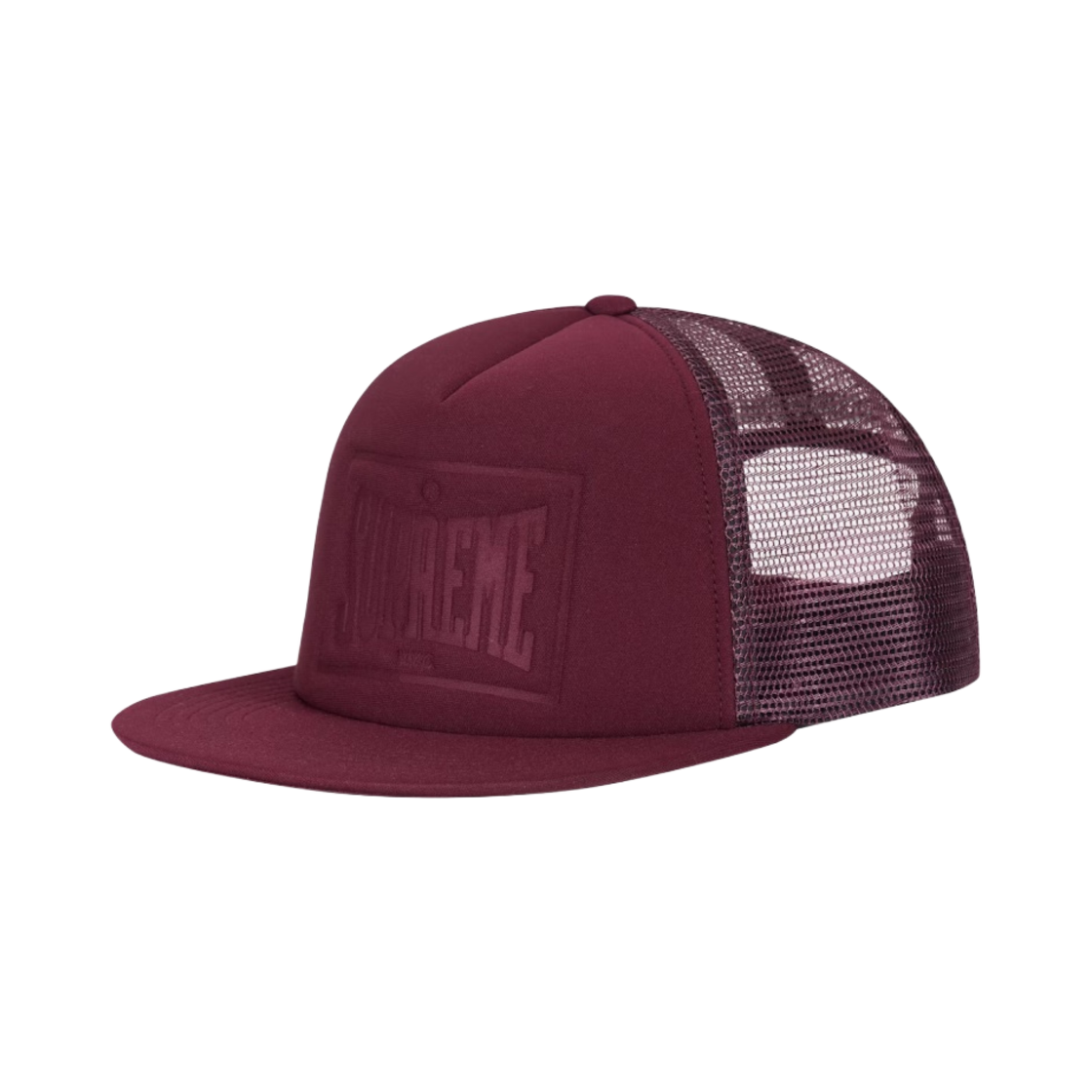슈프림 스탬프 메쉬 백 5-패널 마룬 - 23SS(Supreme Stamped Mesh Back 5-Panel Maroon - 23SS) - 1