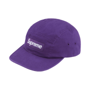 Supreme Washed Chino Twill Camp Cap Purple - 24SS